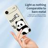 For iPhone 17 Air Case Panda Pattern Printing Straight Edge TPU Phone Back Cover
