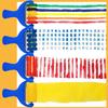 30-Piece Round Sponge Brush Set for Kids’ Art & Crafts
