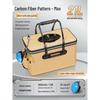 HANDUNYOU Portable Folding Fishing Box with Aerator