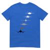 Air Force Fighter Jets F4 F111 F15 F16 F22 F35 Tshirt