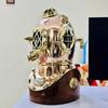45.72 Cm Copper Brass Diving Helmet Mark V Deep Sea Scuba Divers Helmet With Wooden Base Decorative