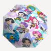 1pc Rainbow Rowell's 'Deltarune' Characters Outdoor Umbrella - Automatic Opening/Closing, Portable 3-Fold Design with 8-Bone Iron Frame - Perfect Gift