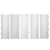Yousheng 1/5Pcs Cake Scraper Polygonal Pattern Multi-Function Scraper Spatula Easy to Clean Baking Tool Cake Surface Decorator