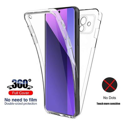 360 Clear Double Full Cover Case für Xiaomi Redmi Note 13 Note13 Pro Plus 4G 5G stoßfeste weiche Silikonhüllen auf der Vorderseite und Rückseite