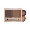 KIADZIE Eyebrow Powder, Coffee Brown, with Brush, Unisex, Natural Look, Dimensional Makeup, Long-lasting, Beginner-friendly (1-Coffee)