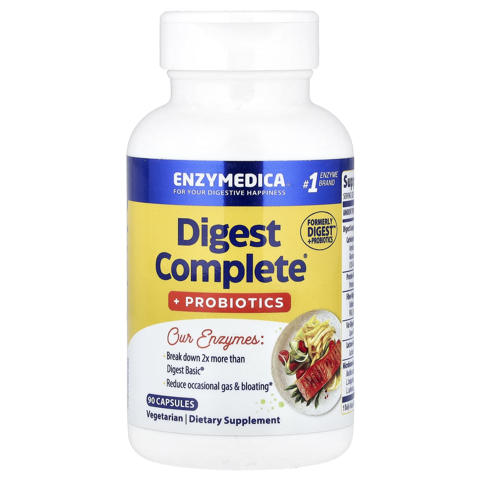 

Digest Complete® Probiotic + Probiotic, 90 Capsules