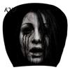 Quick Change Car Interior Styling Funny Headrest Covers, Ghost Skull Print Washable Seat Case Protector, Universal Breathable Auto Accessories