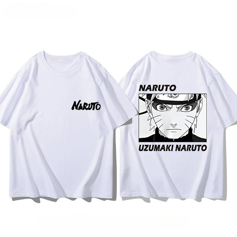 New Naruto Anime T Shirt Unisex Fashion Cotton High Quality Luxury Designer Tshirt Summer New Uzumaki Graphic Printed Tees Tops