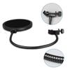MIC Pop Filter Anti-shake Wind-proof Double-layer Plosives Reduction Condenser MIC Wind Screen for Recording