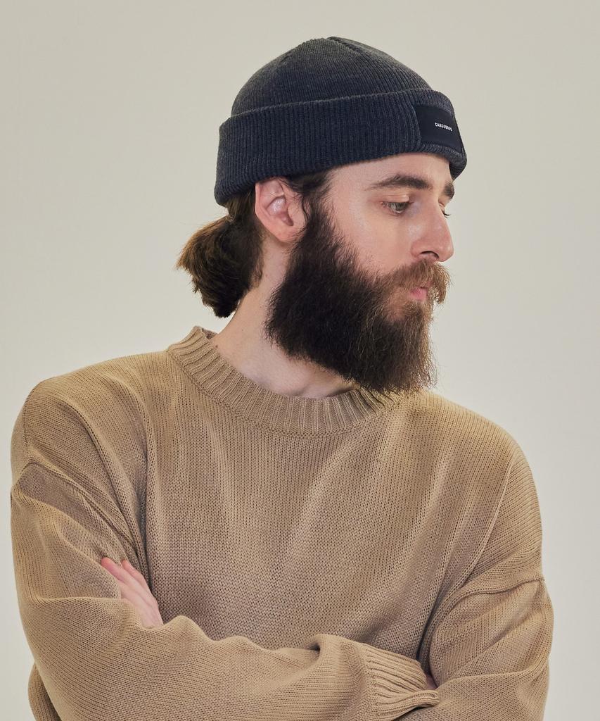 CARGOBROS Cb Original Logo Short Beanie (Charcoal)