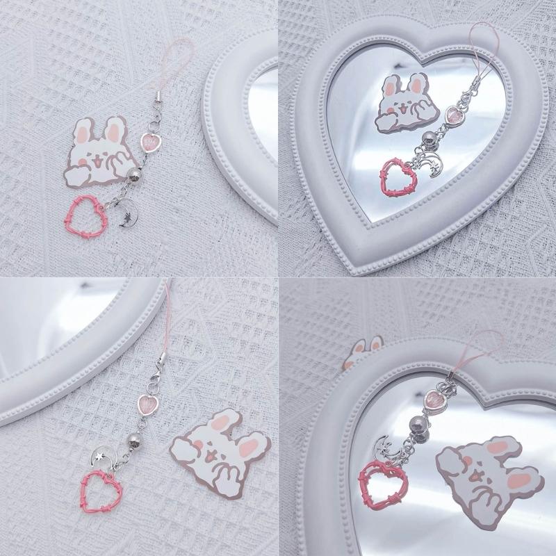 Trend Keychain Ornament Decoration for Bags Phones Sweet Cool Girl Decorations