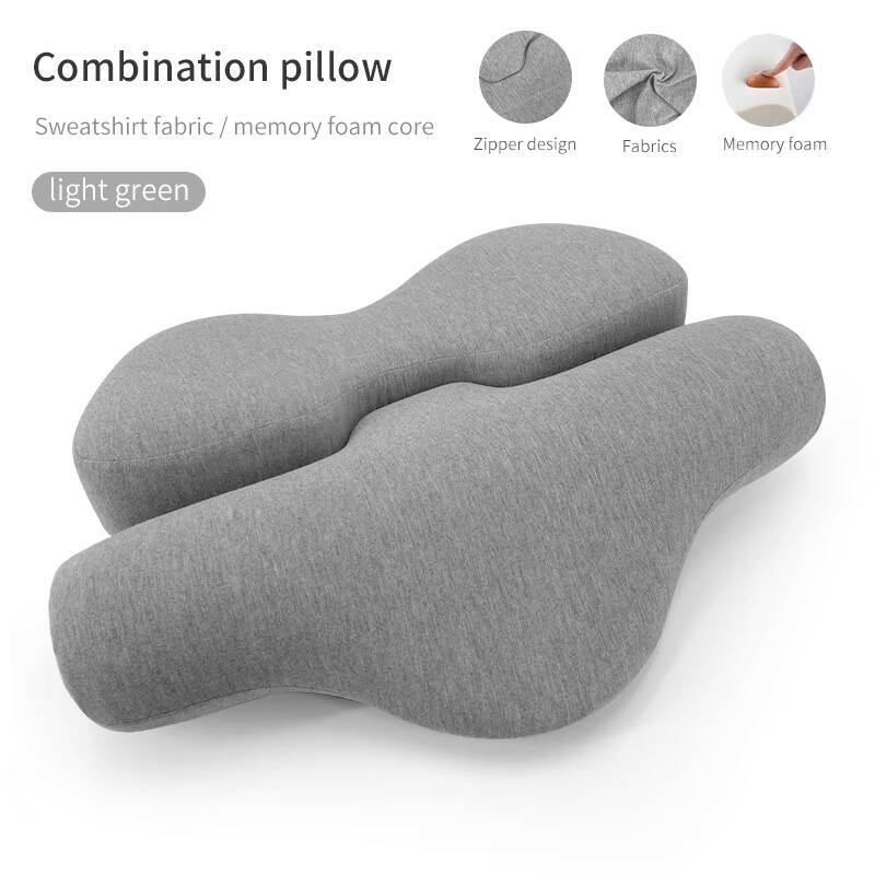 Neck Pain Relief Sleep Cervical Bed Memory Foam Pillow Memory Foam Pillow for Side Sleepers Ergonomic Orthopedic Bed Relief