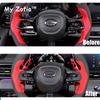 For New DODGE Attitude GT GAC Empow 2024 2025 Carbon Fiber Cover Steering Wheel Paddle Shifter Aluminum Alloy Decor Accessories