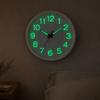 12 Inch Wall Mounted Clock Plastic Frame Non-Ticking Clock Round Quiet Analog Clock  Home Decor