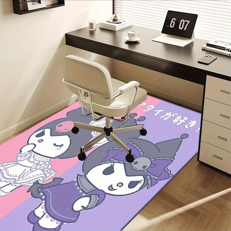 Office Rug Cinnamoroll, Gothic Lolita Anti-Slip Rug, Machine Washable for Living Room, Bedroom, Office, Multiple Sizes, Bedroom Mat, Decorative Mat, D