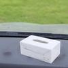 Creative Marbling Tissue Container Decoration Stand Stylish Napkin Box for Desktop Hotel Tables Tops