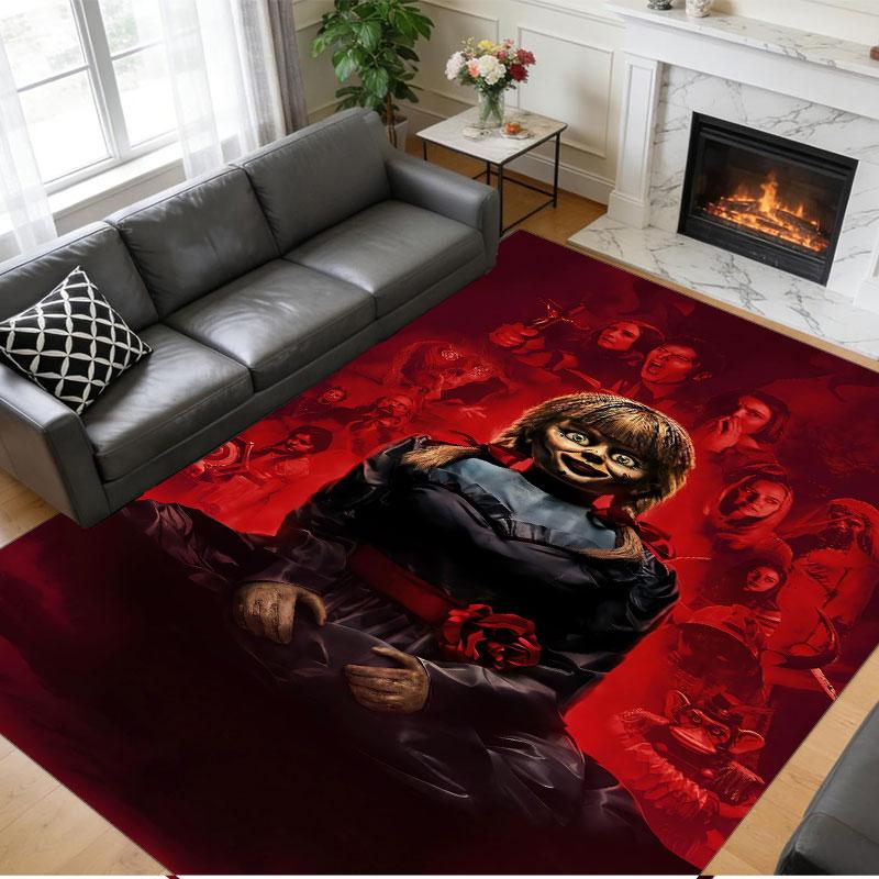 Crystal Velvet Rug Soft Non Slip Indoor Floor Mat Home DecorThe Conjuring Annabelle
