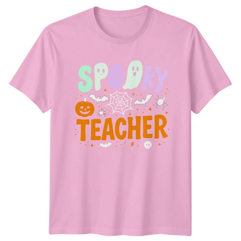 Spooky Teacher Unisexs TShirt Halloween Education Teaching Halloween Gift