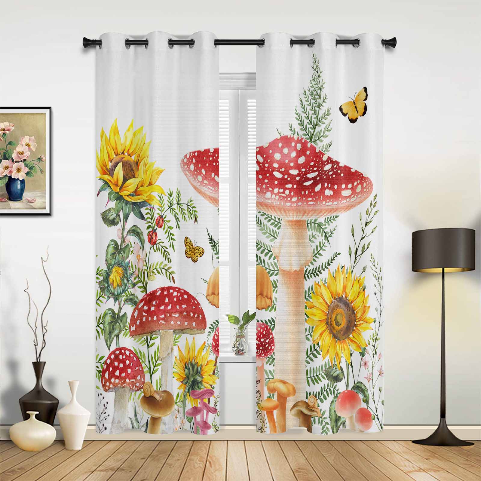 Растение Frog Shadow Leaf Natural Window Curtains Шторы для гостиной Декоративные — фото 10