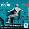Reskit scale US Navy Driver Type 2 3D Printable Resin Kit 1/48 A/S32A-49 (Male) RSKF48-0085 (Airplane)