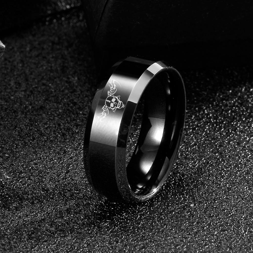 2026 Gothic Skeleton 316L Stainless Steel Unisex Retro Punk Hip Hop Punk Party Jewelry Gift Can Be Customized