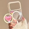 American Star Is Suitable for Apple 17promax Mobile Phone Case IPhone16 Love Magnetic Bracket 14 Transparent 13 Soft Shell