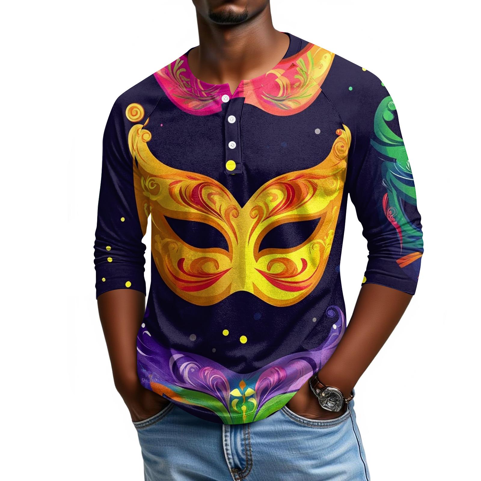 

Мужской топ с рукавом реглан и рукавом три четверти XL жёлтый