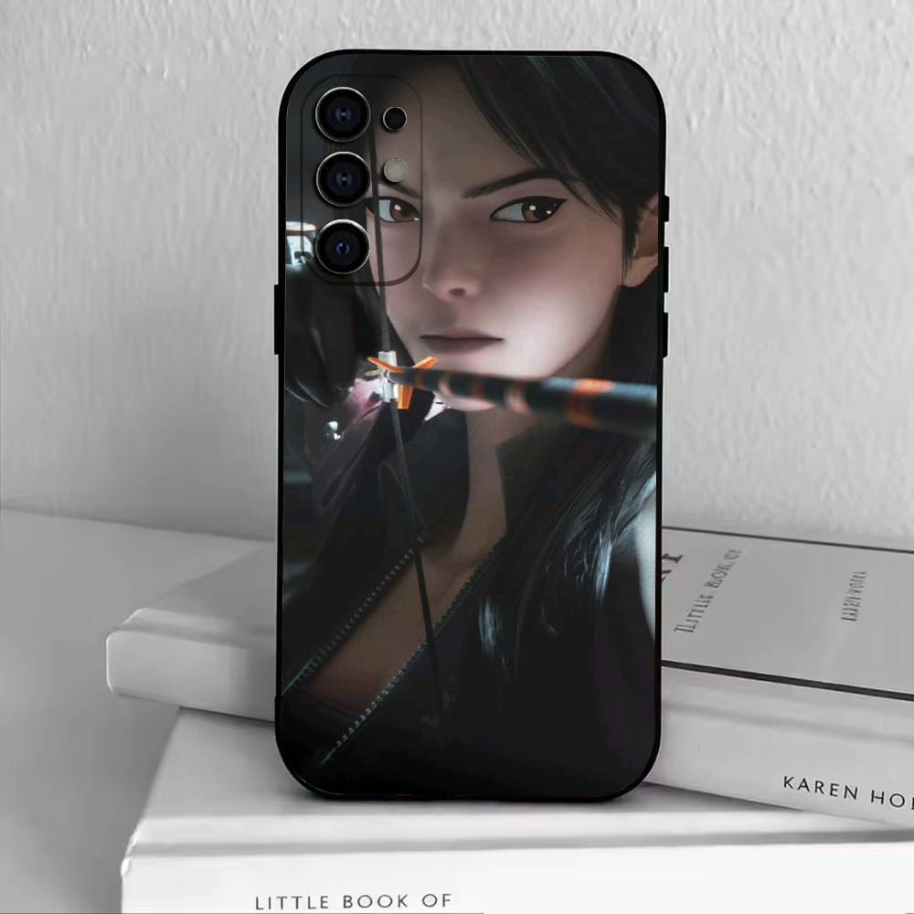 L-Ling Cage Phone Case For Samsung S25,S24,S21,S22,S23,S30,Ultra,S20,Plus,Fe,Soft Silicone Black Cover