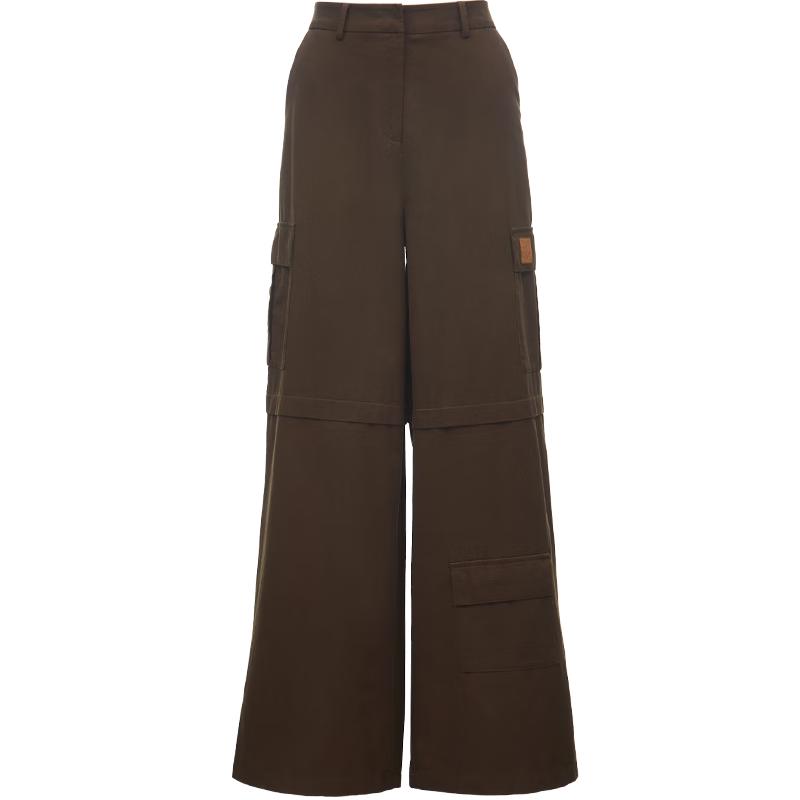 Veromoda Women's Mid-Waist Wide-Leg Cargo Pants