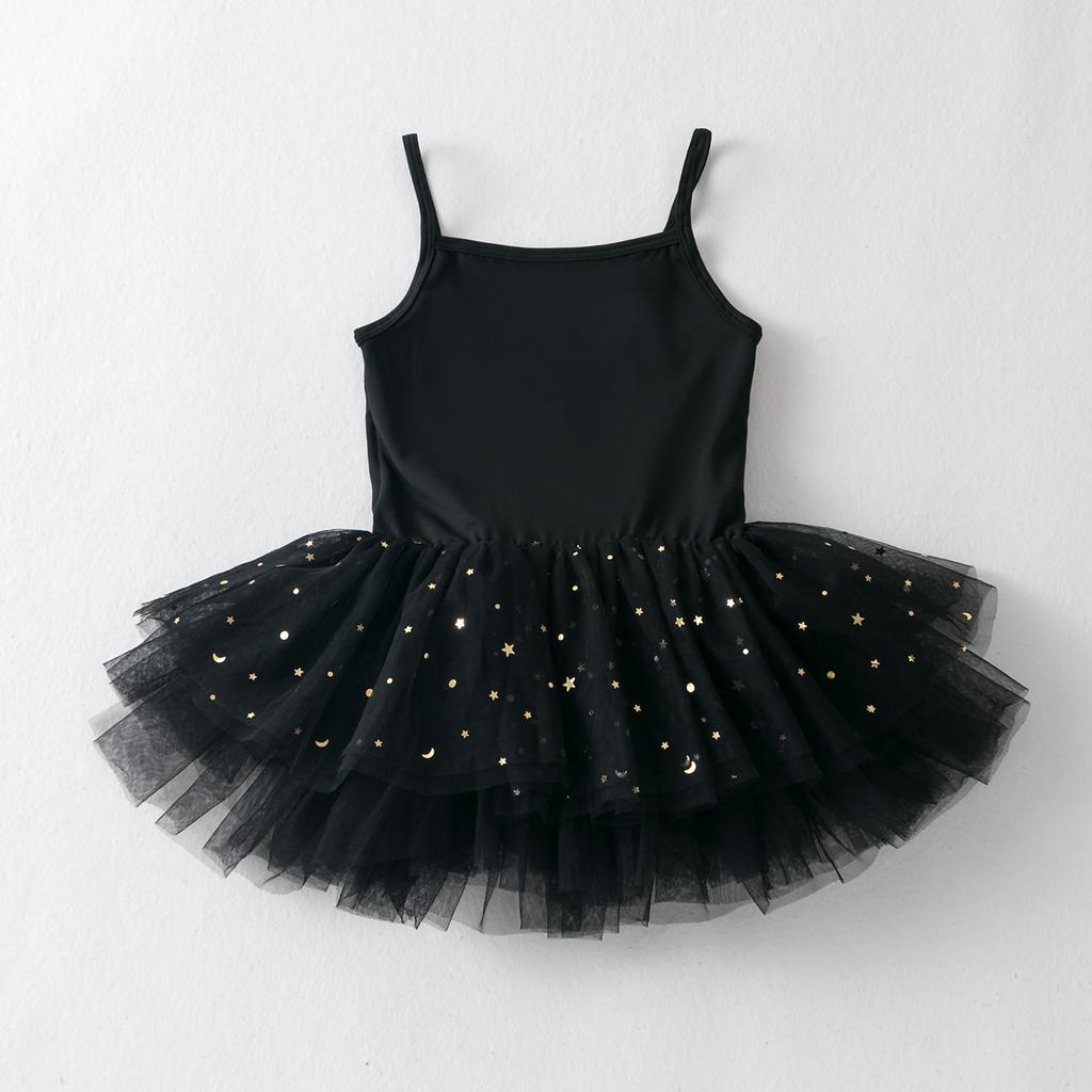 Baletní šaty Dívčí šaty na ramínka Cvičební úbor Růžový taneční úbor Dětské a dívčí vystoupení šaty