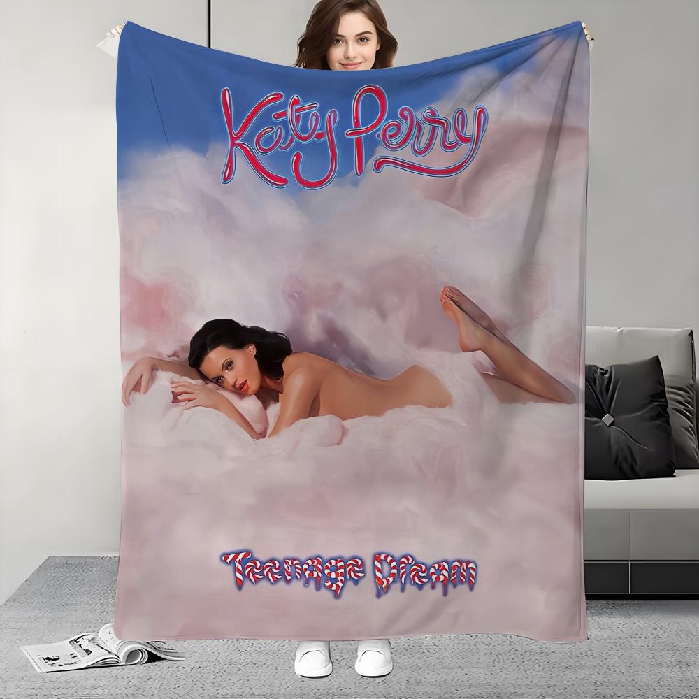 Singer K-Katy P-Perry bandaids Hot Album Blanket Design Lightweight For Dorms, Naps, Living Room, Office,Sofa,All-Season