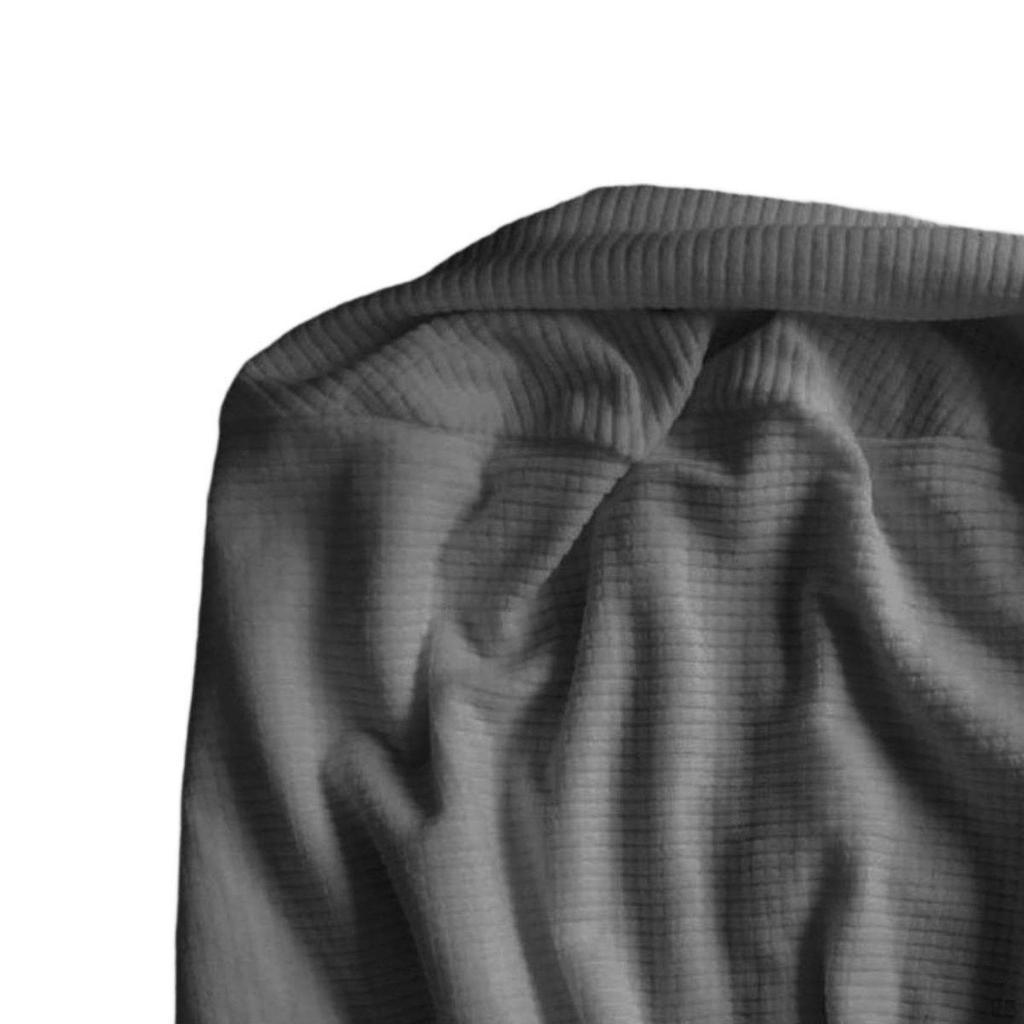 Elastic Slipcover for Round Ottoman, Removable Foot Stool Protector