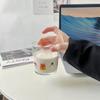 Cute Printed Glass Cups, Drinking Glassware , Bubble Cups for Iced Coffee, Juice, Beverage, Milk, Cocktails, Bubble Tea.