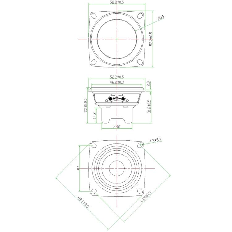 Quality 15W 4Ohm Full Ranges Speaker for DIY Enthusiasts Multimedia Speakers