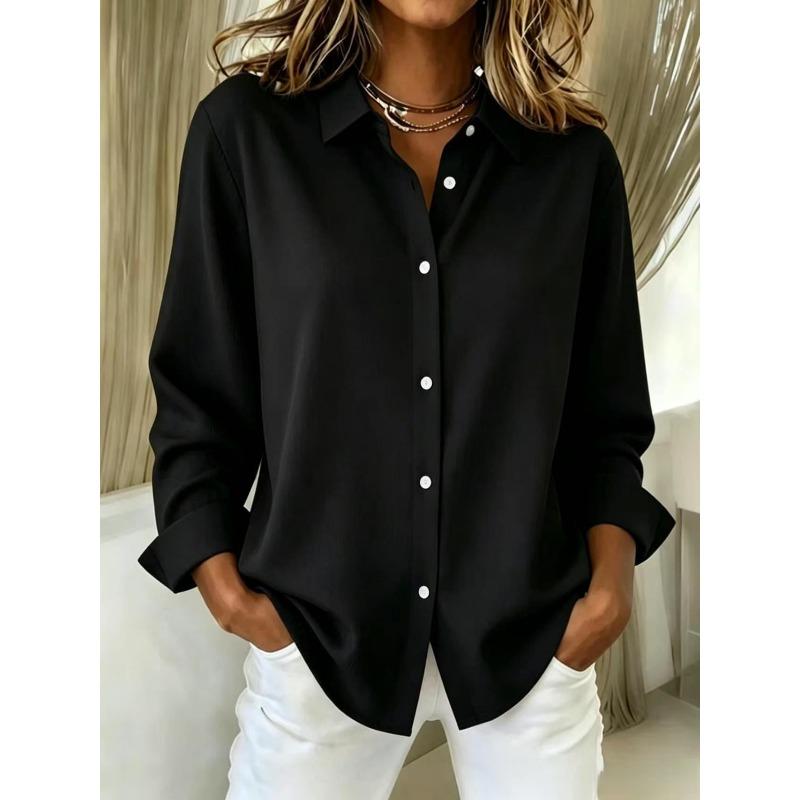 JPNTKY Women's Long Sleeve Fashion Casual Blouses & Shirts