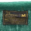 JC PENNEY 70s vintage Long sleeve acrylic cardigan M green Men's Used