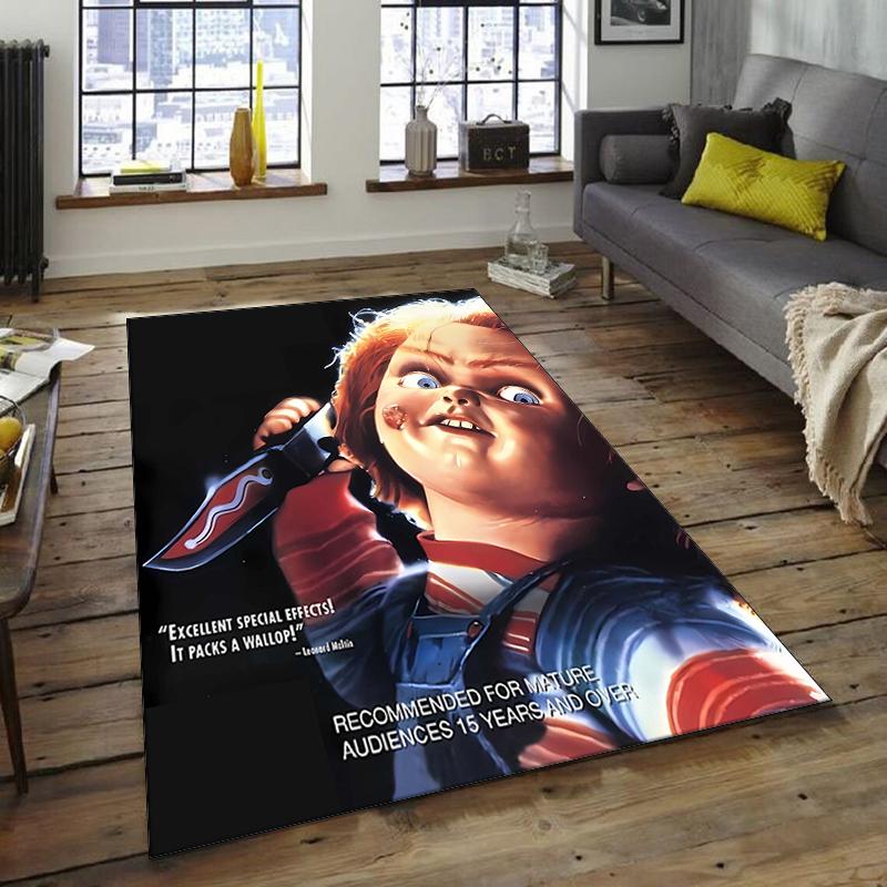 1pc Chucky3 Design Area Rug - Non-Slip, Soft & Cozy Floor Mat for Living Room, Bedroom, Office - Indoor/Outdoor Decorative Carpet