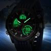 SANDA Luxury Men Electronic Quartz Watch Chronograph Double Display Waterproof Man Digital Wristwatch Military Sport Male Clock