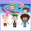 Adorable The Fairly Oddparents Plush Doll Featuring Cosmo Wanda And Hazel For Collectors