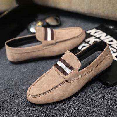 Spring and Summer Men's Shoes One Pedal Doudou Shoes Versatile Cloth Shoes Comfortable Work Shoes Soft-soled Shoes Casual Shoes Men's Breathable
