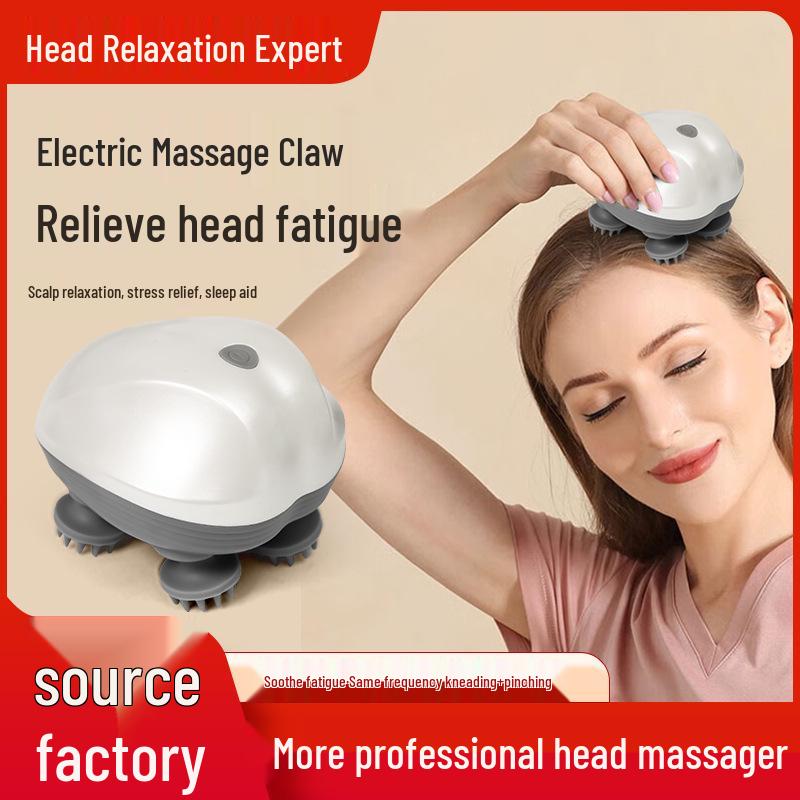 Electric Dragon Claw Head Massager - Pressing & Kneading Scalp Relaxer