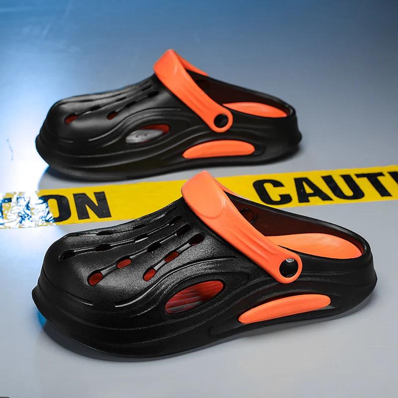 Unisex Strandsandalen EVA Herren Hohle Gartenschuhe Batik Designer Loch Hausschuhe Sneakers Wasserschuhe Slipper Schaumstoff-Runner