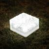 White/Warm White Light Ice Cube Brick Lights Solar Pathway Landscape Lamp  Outdoor