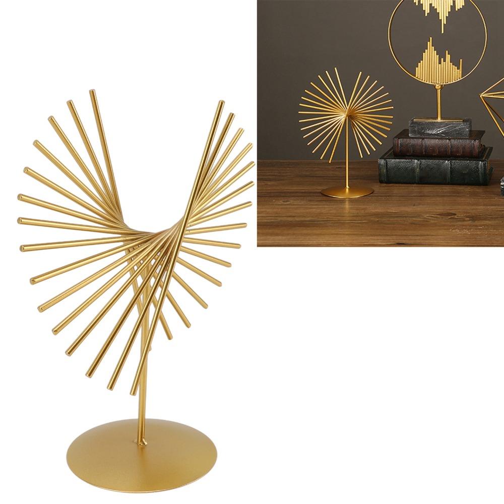 Iron Metal Tabletop Decorative Statue Showroom Desktop Metal Ornament Showroom Interior Decor