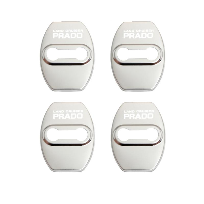 

Door Lock Decoration Protection Cover flags emblem case for Toyota prado 120 fj150 land cruiser 80 accessories car styling