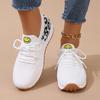 Foreign Trade Large Size Women's Casual Shoes 2025 New Flat-soled Sports Shoes Versatile Korean Version Mesh Breathable Single Shoes