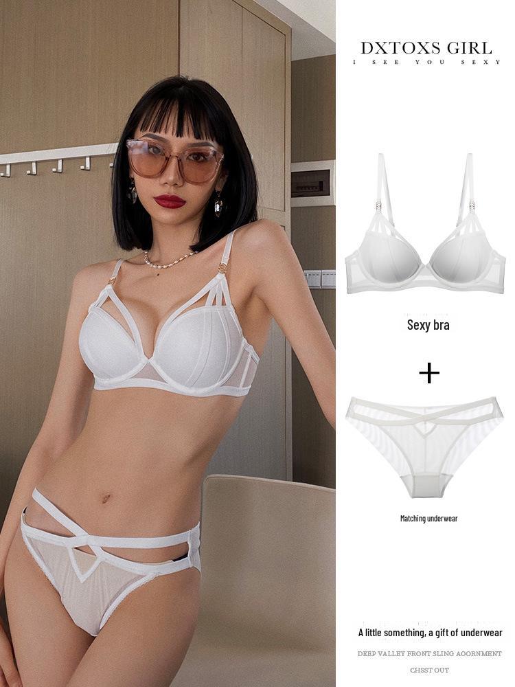 Regulowany Zestaw Biustonosza Push-Up dla Pełniejszego Wyglądu Biustu