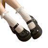 Scarpe da Donna con Cinturino e Fibbia Tacchi Alti da Donna Moda Scarpe con Tacco a Punta Tonda e Nodo a Farfalla Donna Nuove Tacchi a Punta Tonda Donna