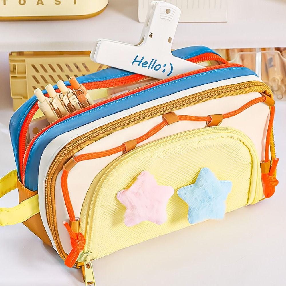 Seven Layers Pencil Case Large Capacity Stationery Bag New Pen Pouch School Office