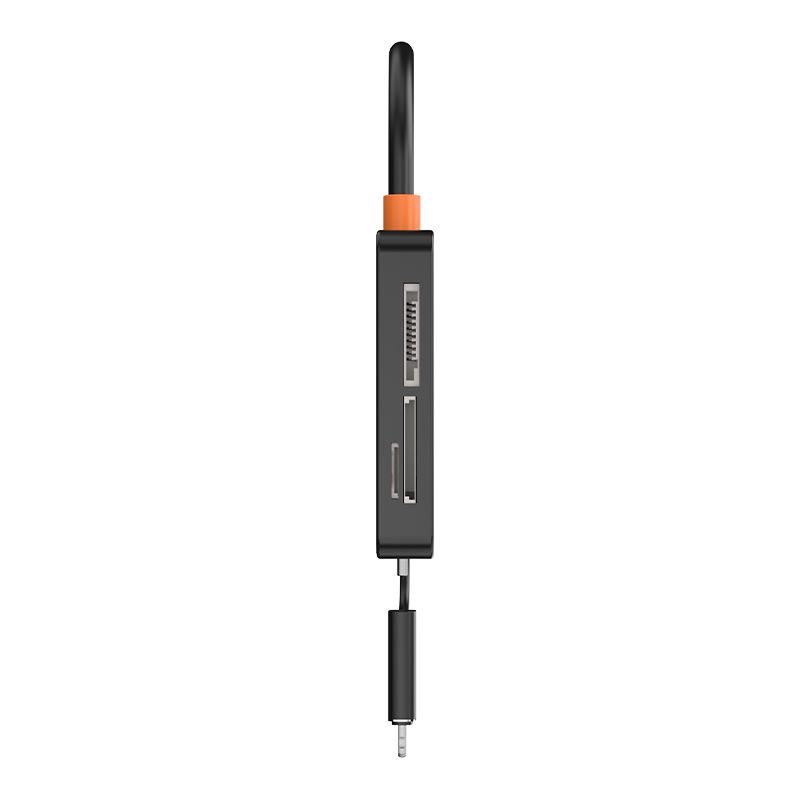 Apple-Compatible 8-in-1 USB 3.0 Dual-Head Type-C Card Reader & Expansion Dock
